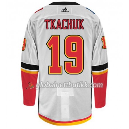 Calgary Flames Hockeydrakt MATTHEW TKACHUK 19 Hvit Adidas Authentic - Herre